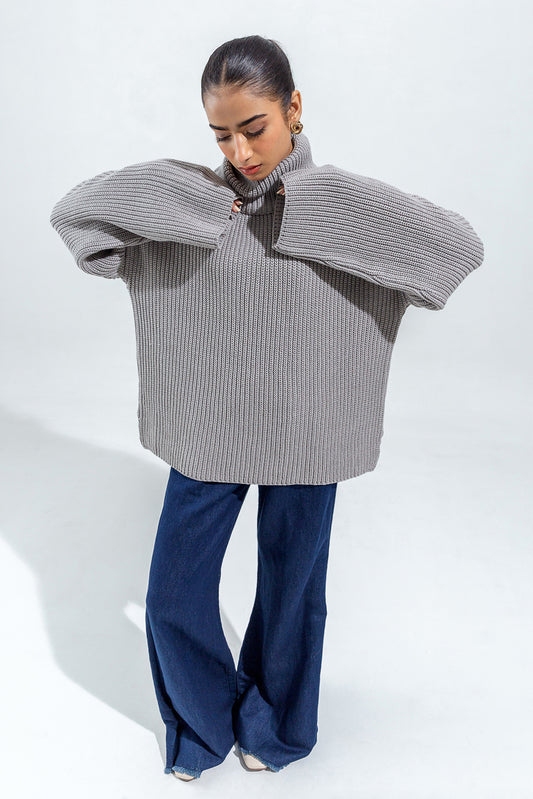 BOXY KNITTED PULLOVER