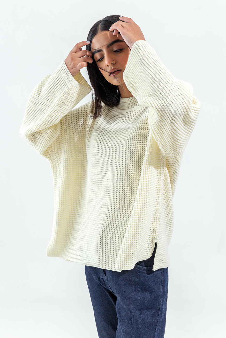 BOXY KNITTED PULLOVER