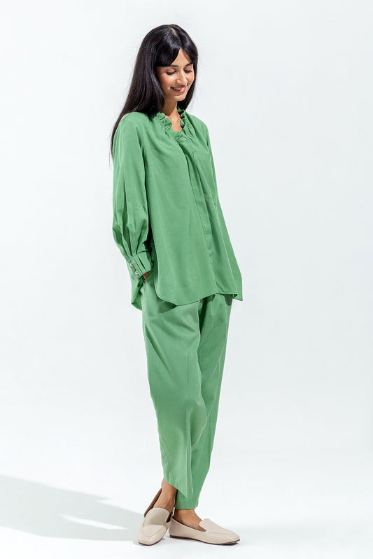 2 PIECE CHAMBRAY COORD SET(PRET)