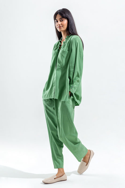 2 PIECE CHAMBRAY COORD SET(PRET)