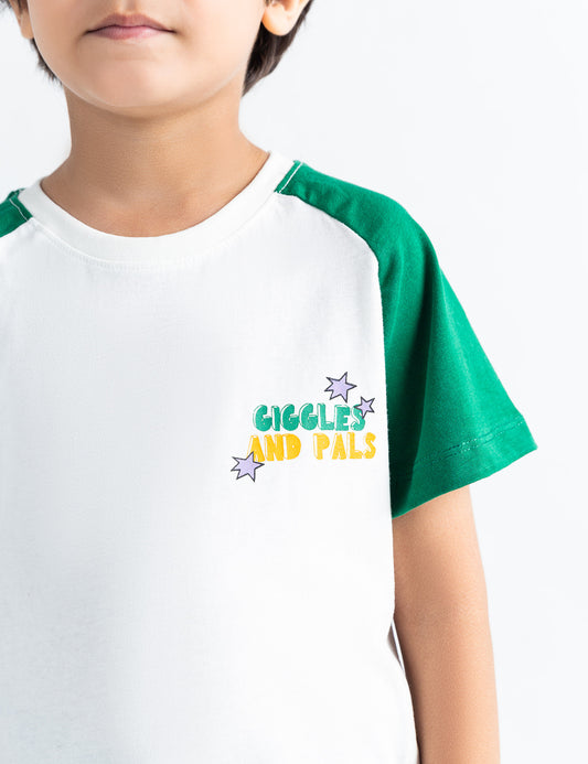 GIGGLES AND PALS PRINTED T-SHIRT