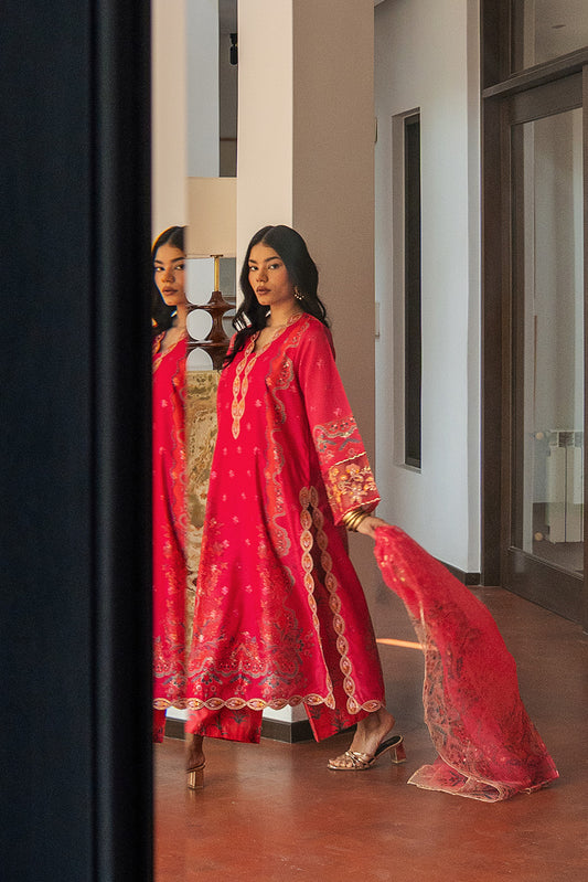 3 PIECE EMBROIDERED ZARI JACQUARD SUIT (LUXURY PRET)