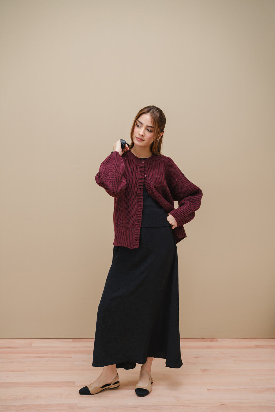 CHUNKY KNIT CARDIGAN