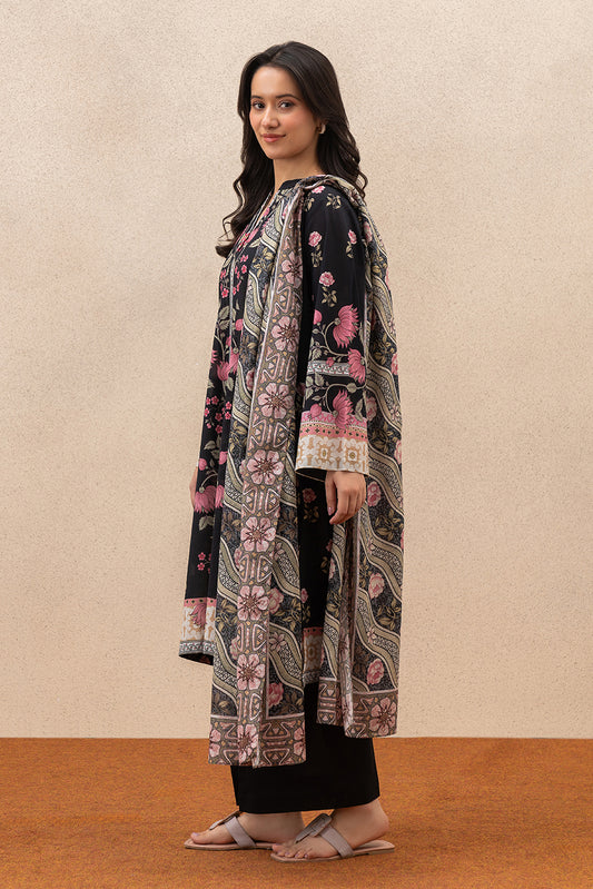 3 PIECE PRINTED LAWN SUIT (PRET)