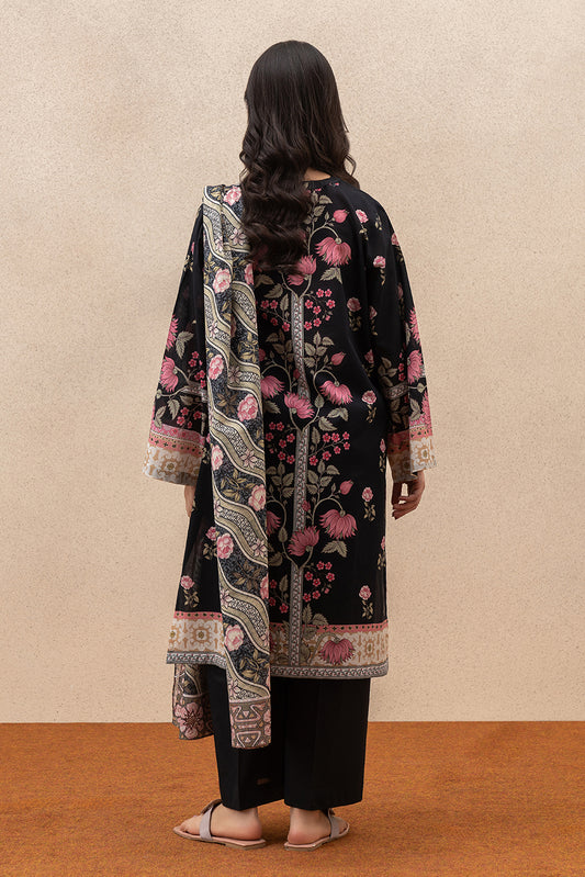 3 PIECE PRINTED LAWN SUIT (PRET)