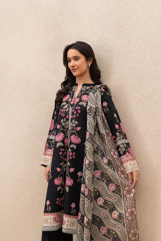3 PIECE PRINTED LAWN SUIT (PRET)