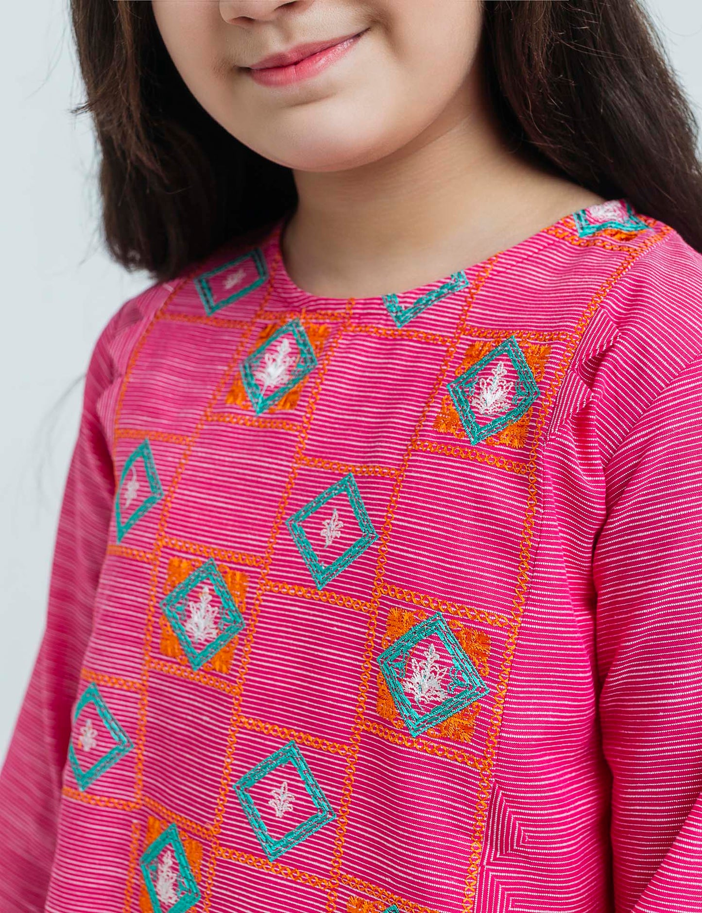 Linning Emb Kurta (6295504486552)