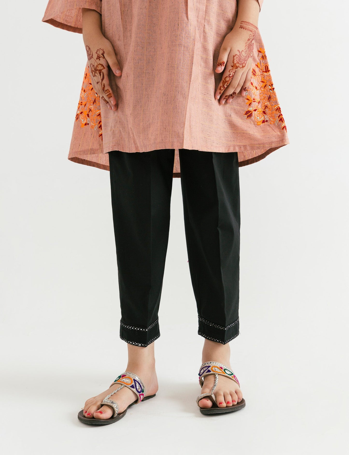 SHEESHA Embroidered HEM TROUSER