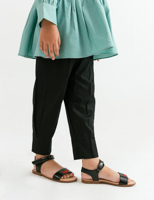 PLEATED HEM TROUSER