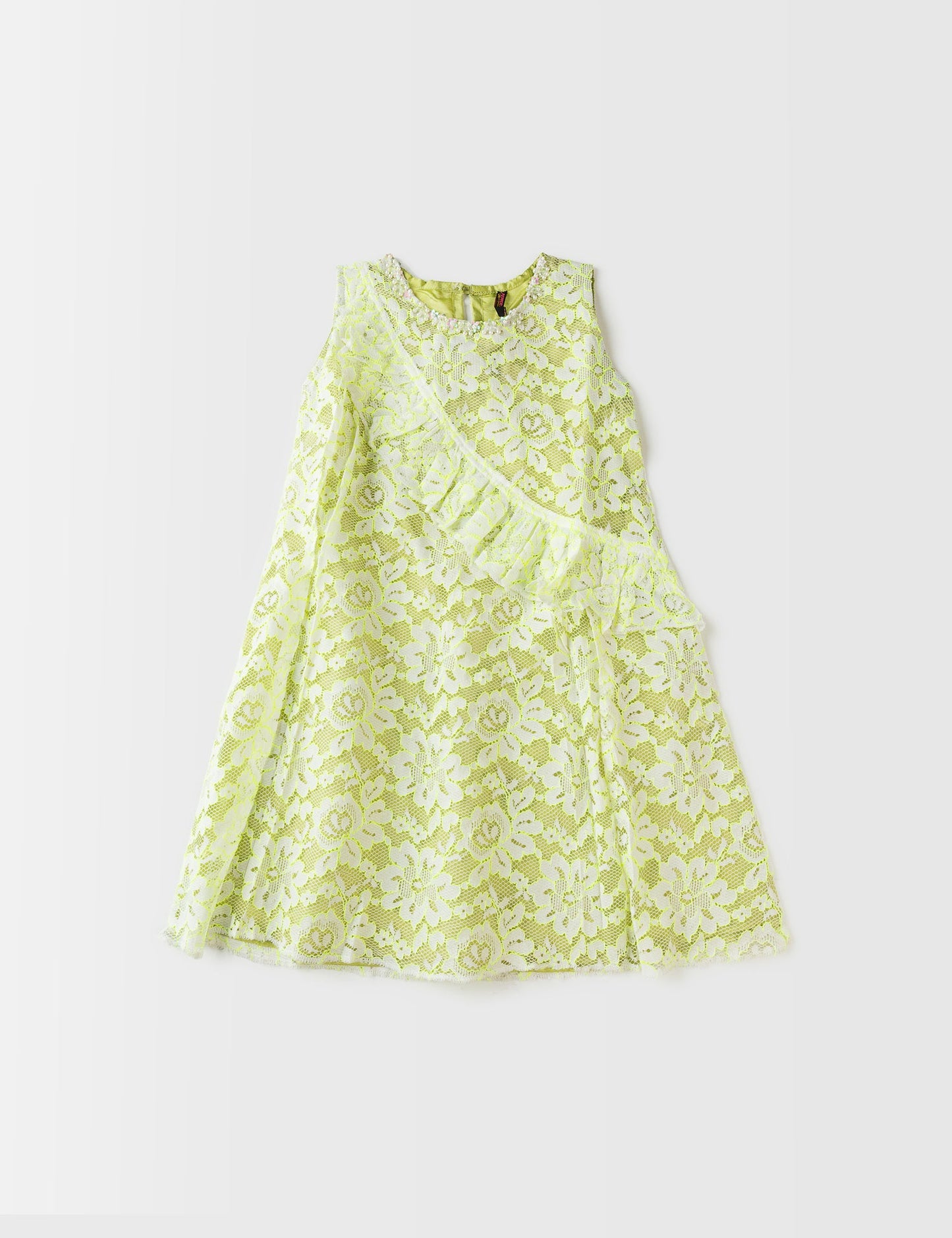 NEON FRILL DRESS