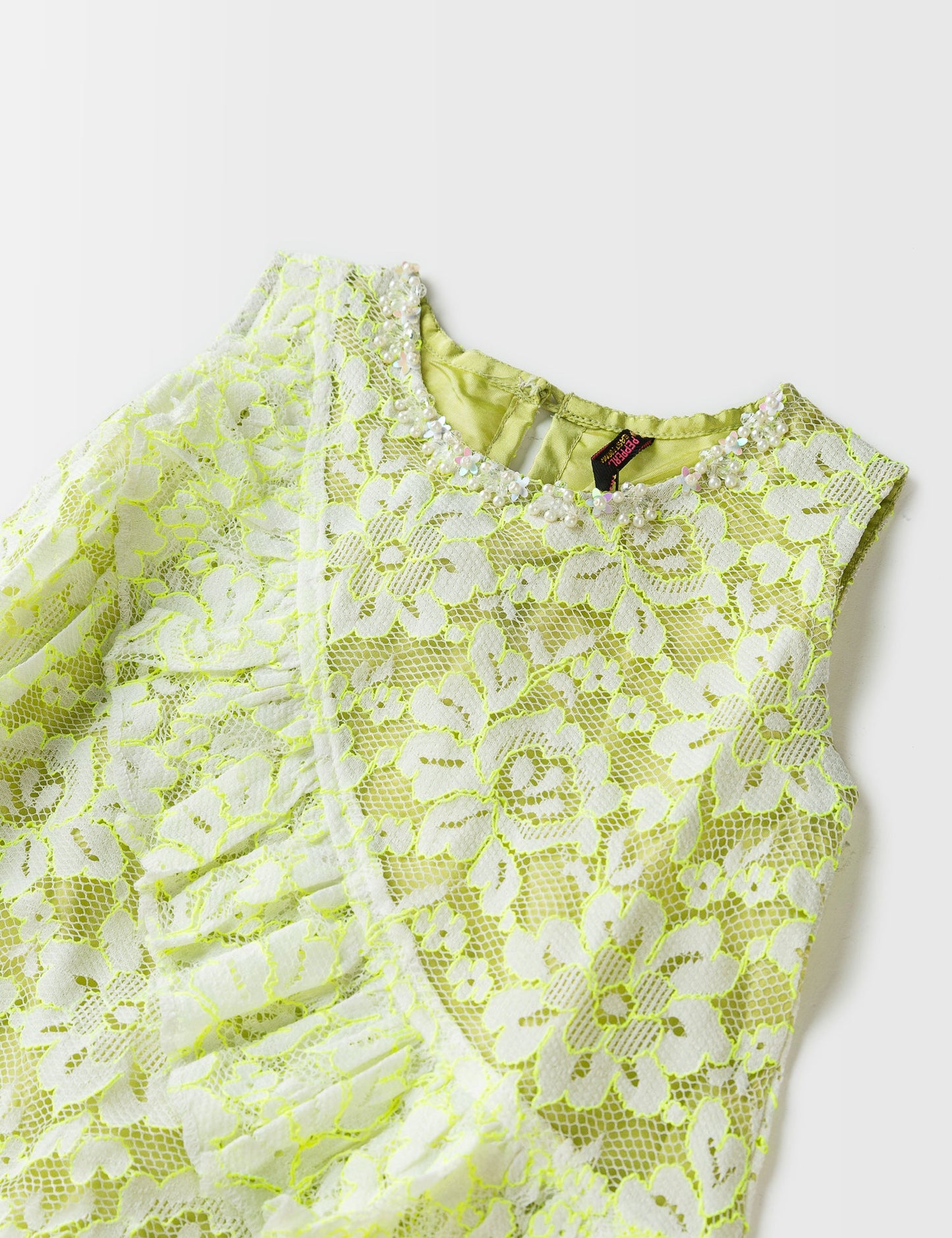 NEON FRILL DRESS