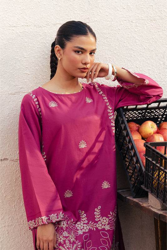 2 PIECE EMBROIDERED LAWN SUIT-RIPE CHERRIES (UNSTITCHED)