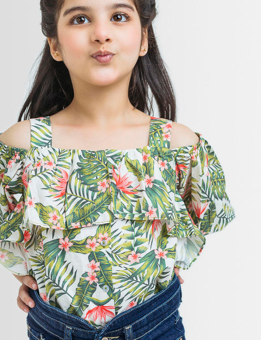 Tropical Off-Shoulder Top (6551401595032)