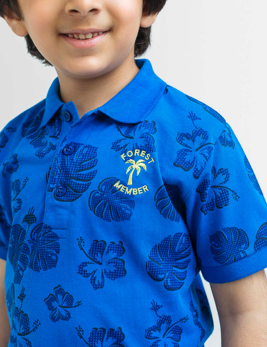Palm Print Polo (6551401660568)