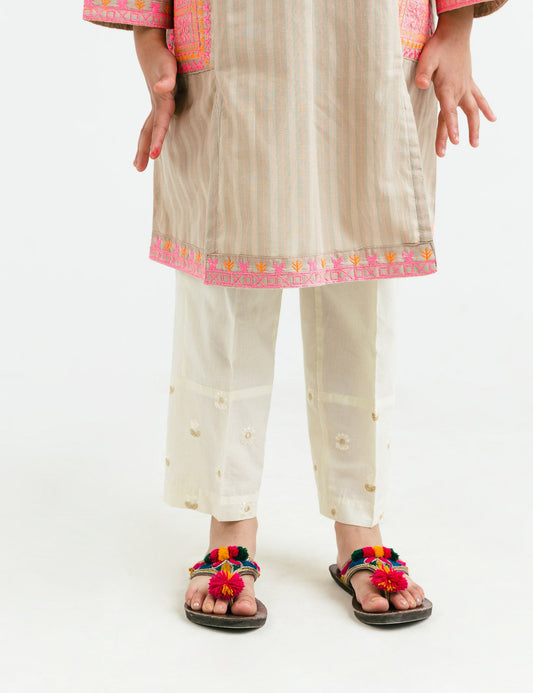 Sheesha Embroidered Hem Trouser