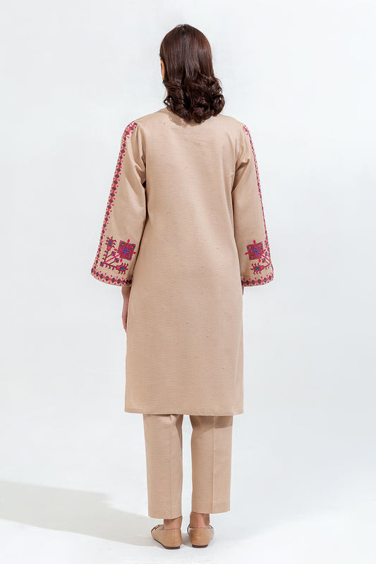 2 PIECE EMBROIDERED KHADDAR SUIT (PRET)