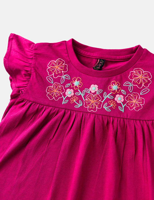 Floral Printed Dress (6295500914840)
