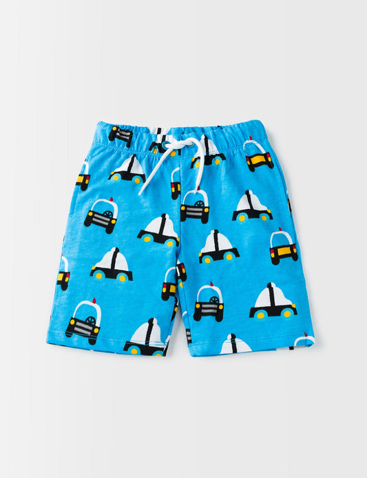 Car Rotary Printed Shorts