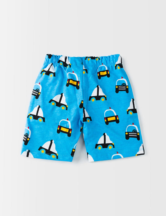 Car Rotary Printed Shorts