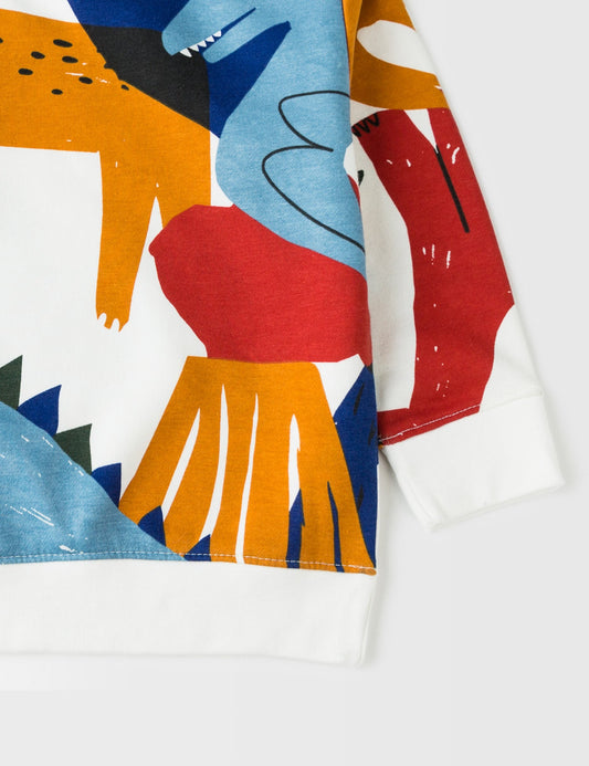 DINOSAURES GRAPHIC SWEATSHIRT