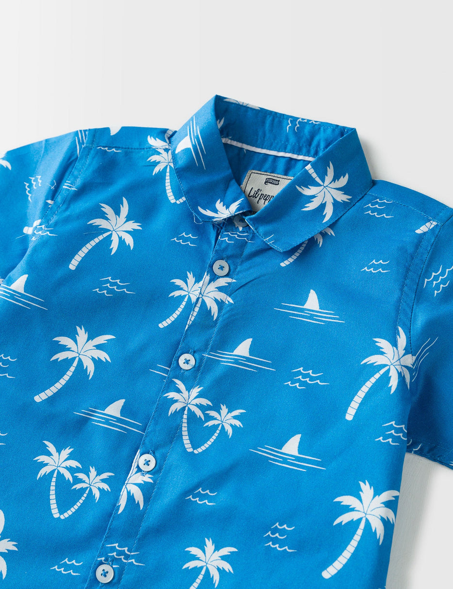 Palm Tree Printed Shirt – BEECHTREE