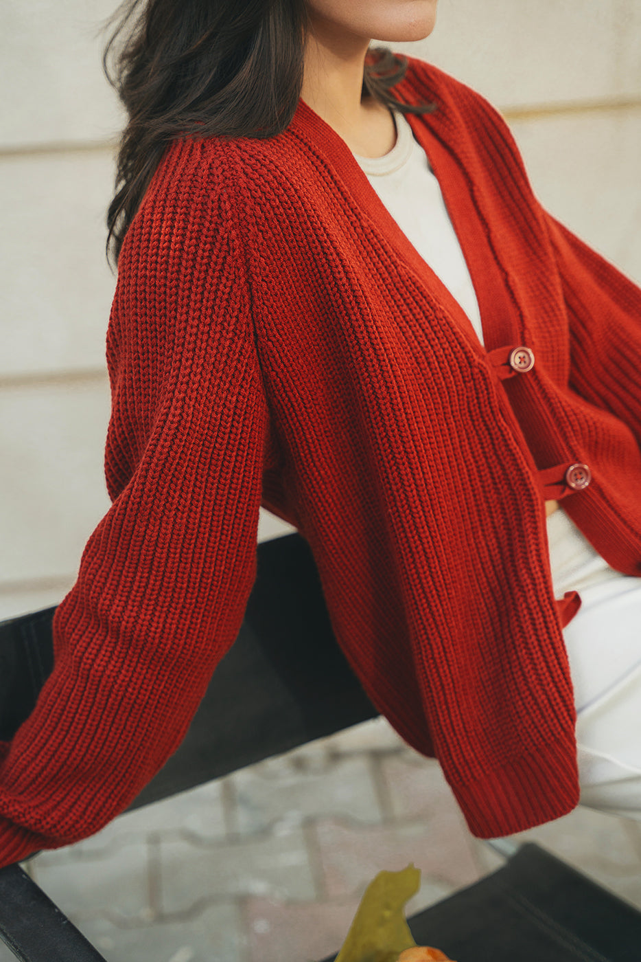 KNITTED CARDIGAN