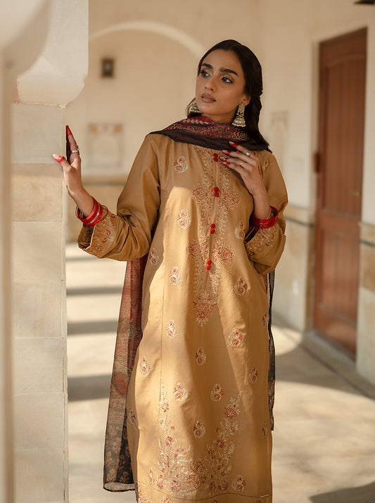 3 PIECE EMBROIDERED LAWN SUIT-CRISP DAWN BT-MORBAGH SU_24   