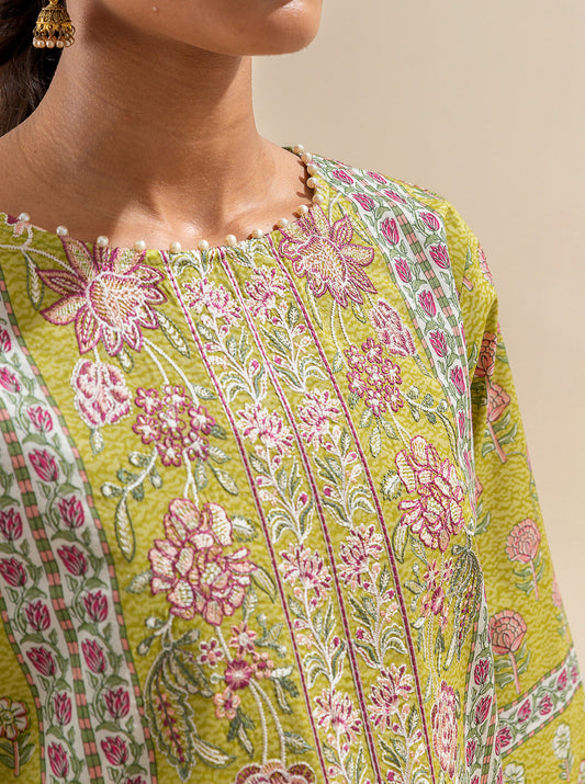 3 PIECE EMBROIDERED LAWN SUIT-APPLE CINNAMON BT-MORBAGH SU_24   