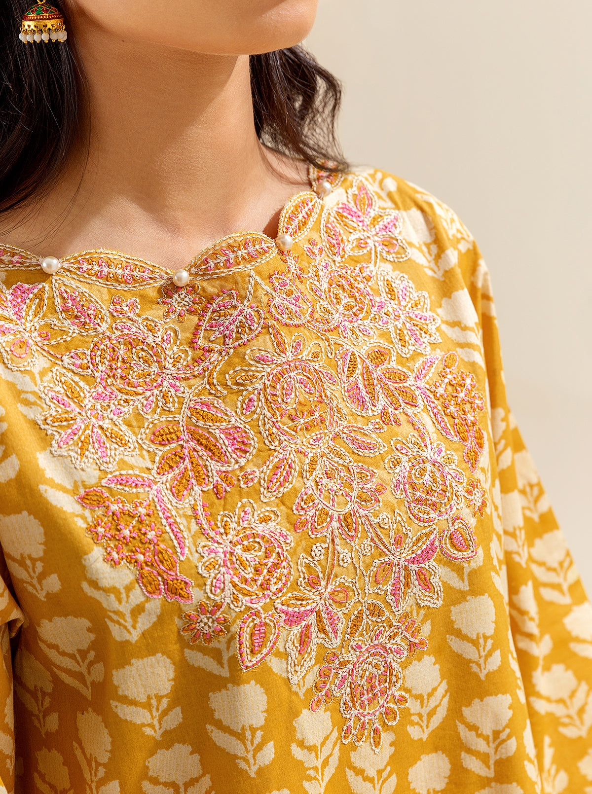 3 PIECE EMBROIDERED LAWN SUIT - SILHOUETTE SCENE BT-MORBAGH SU_24   