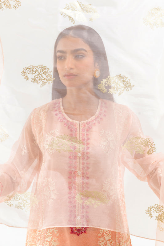 3 PIECE EMBROIDERED KARANDI SUIT (LUXURY PRET)