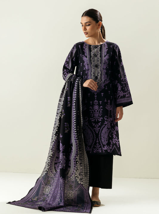 2 PIECE - PRINTED KHADDAR SUIT - OLDE WORLD MORBAGH WN_22   