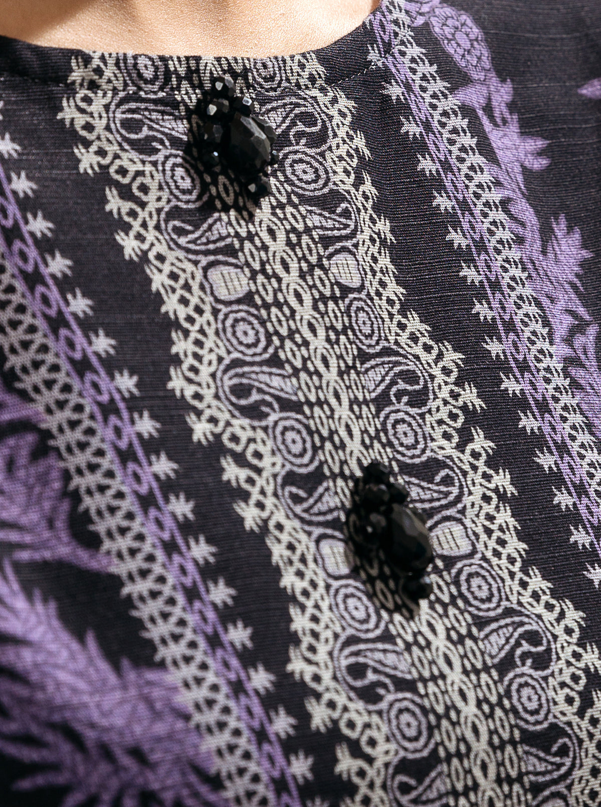 2 PIECE - PRINTED KHADDAR SUIT - OLDE WORLD MORBAGH WN_22   