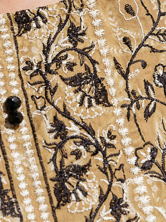 2 PIECE - PRINTED LAWN SUIT - FALL LEAF MORBAGH SU_23   
