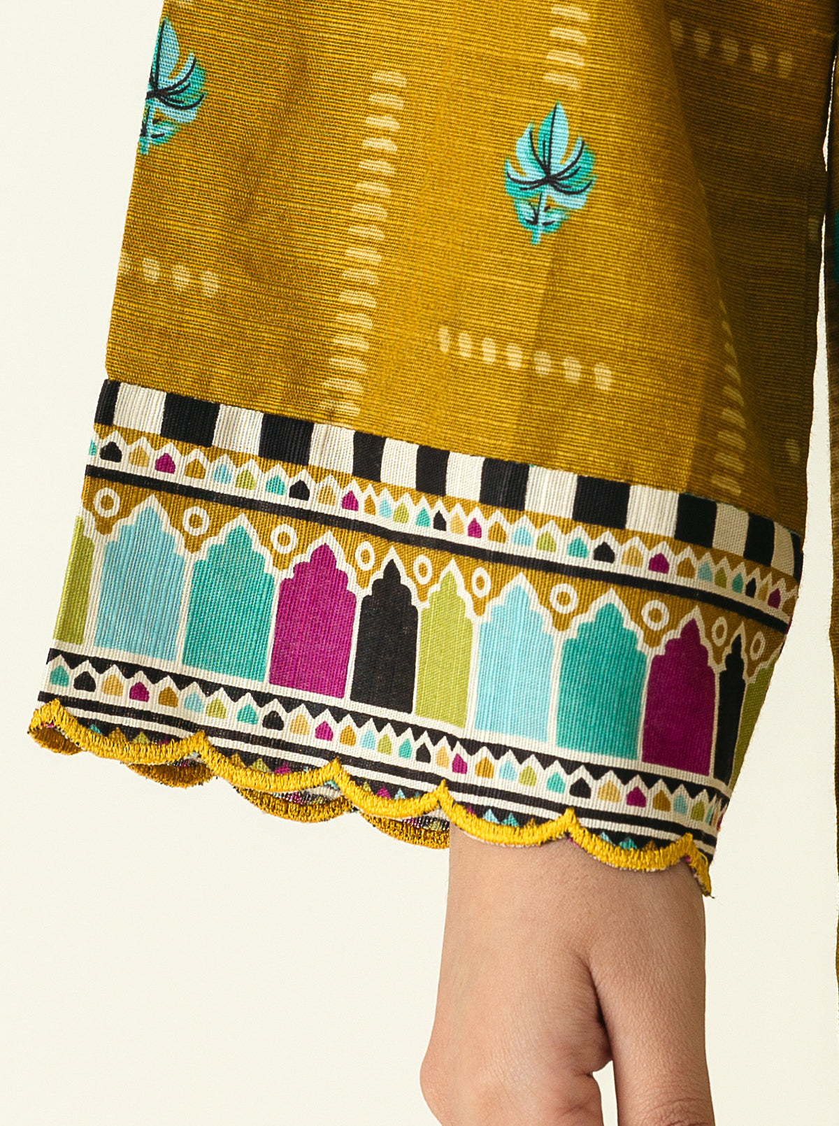 2 PIECE - PRINTED KHADDAR SUIT - ORCHID DREAM MORBAGH WN_22   