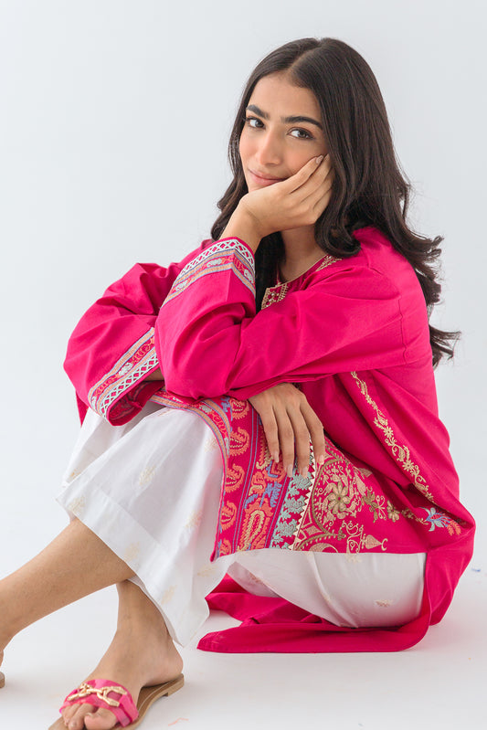 EMBROIDERED COTTON SHIRT (LUXURY PRET)