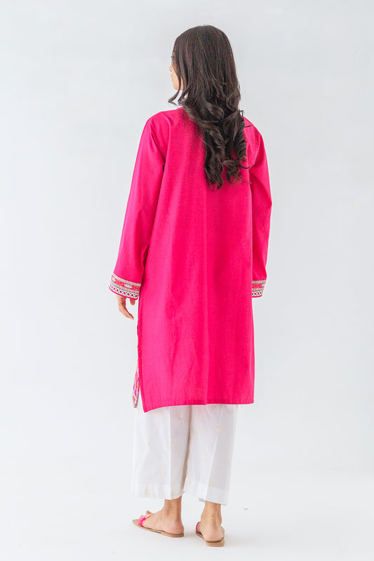 EMBROIDERED COTTON SHIRT (LUXURY PRET)