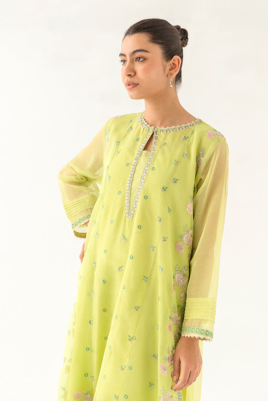 EMBROIDERED KARANDI SHIRT (LUXURY PRET)