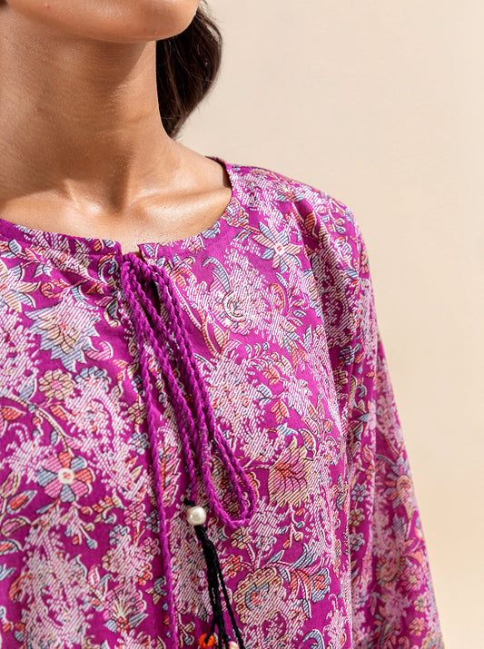 2 PIECE PRINTED LAWN SUIT-MAUVE MAGIC BT-MORBAGH SU_24   