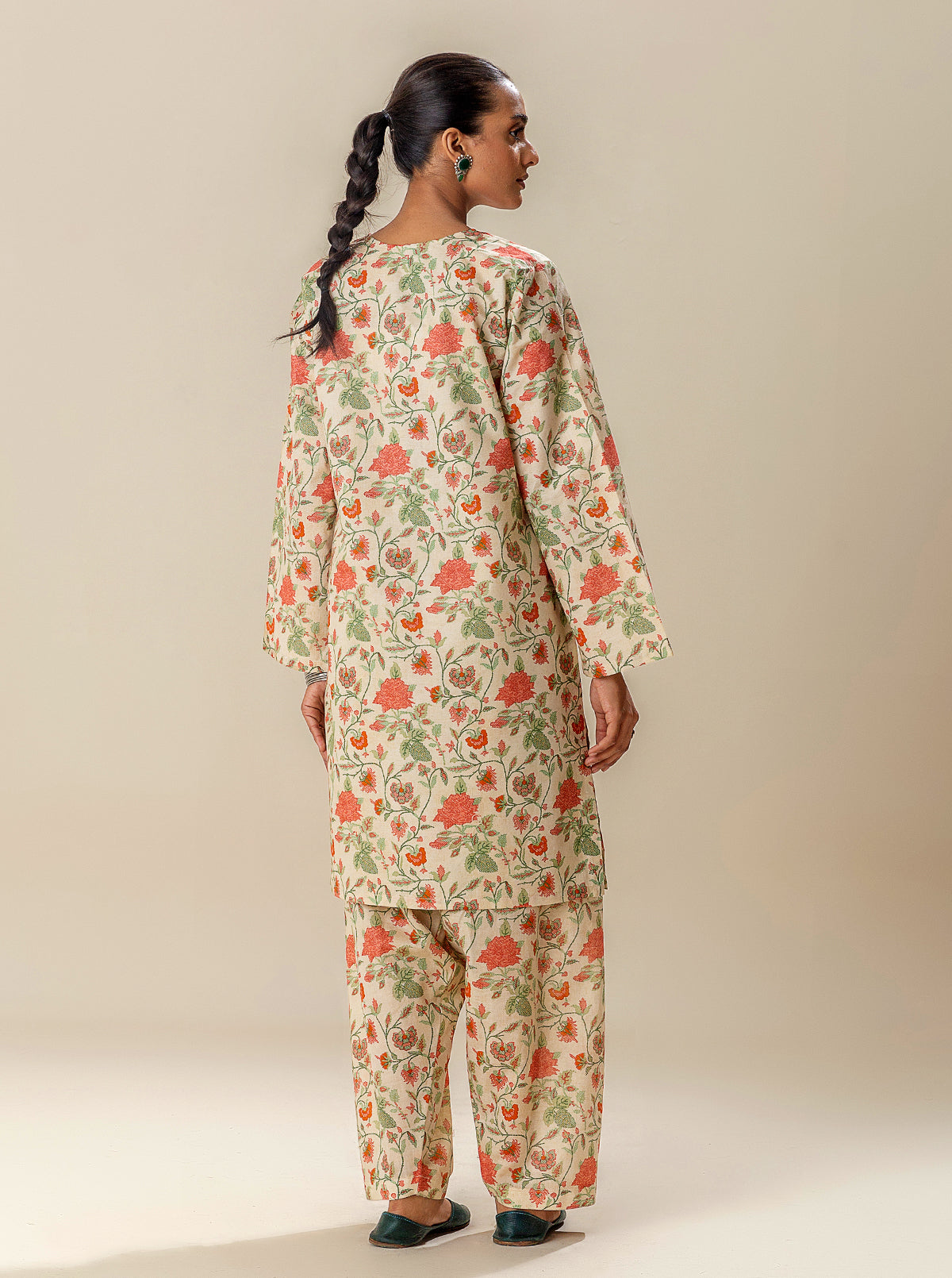 2 PIECE PRINTED SUIT-EVENING DEW BT-MORBAGH SU_24   