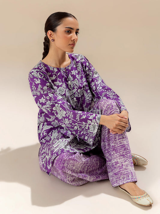 2 PIECE PRINTED LAWN SUIT-VIVID DAYS BT-MORBAGH SU_24   