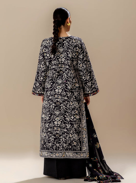 3 PIECE PRINTED LAWN SUIT-MYSTERY NIGHT BT-MORBAGH SU_24   