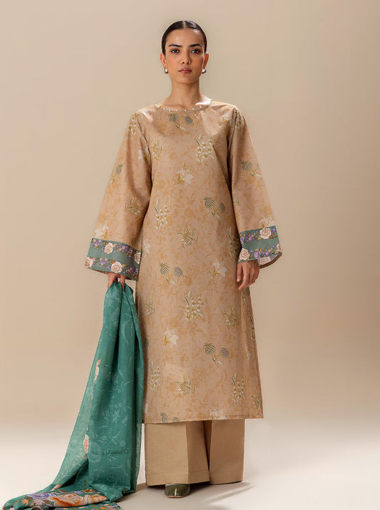 3 PIECE PRINTED LAWN SUIT-GLOWY SUN BT-MORBAGH SU_24   