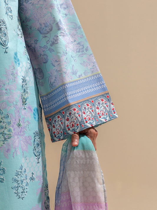 3 PIECE PRINTED LAWN SUIT-BLUEFALLS BAY BT-MORBAGH SU_24   