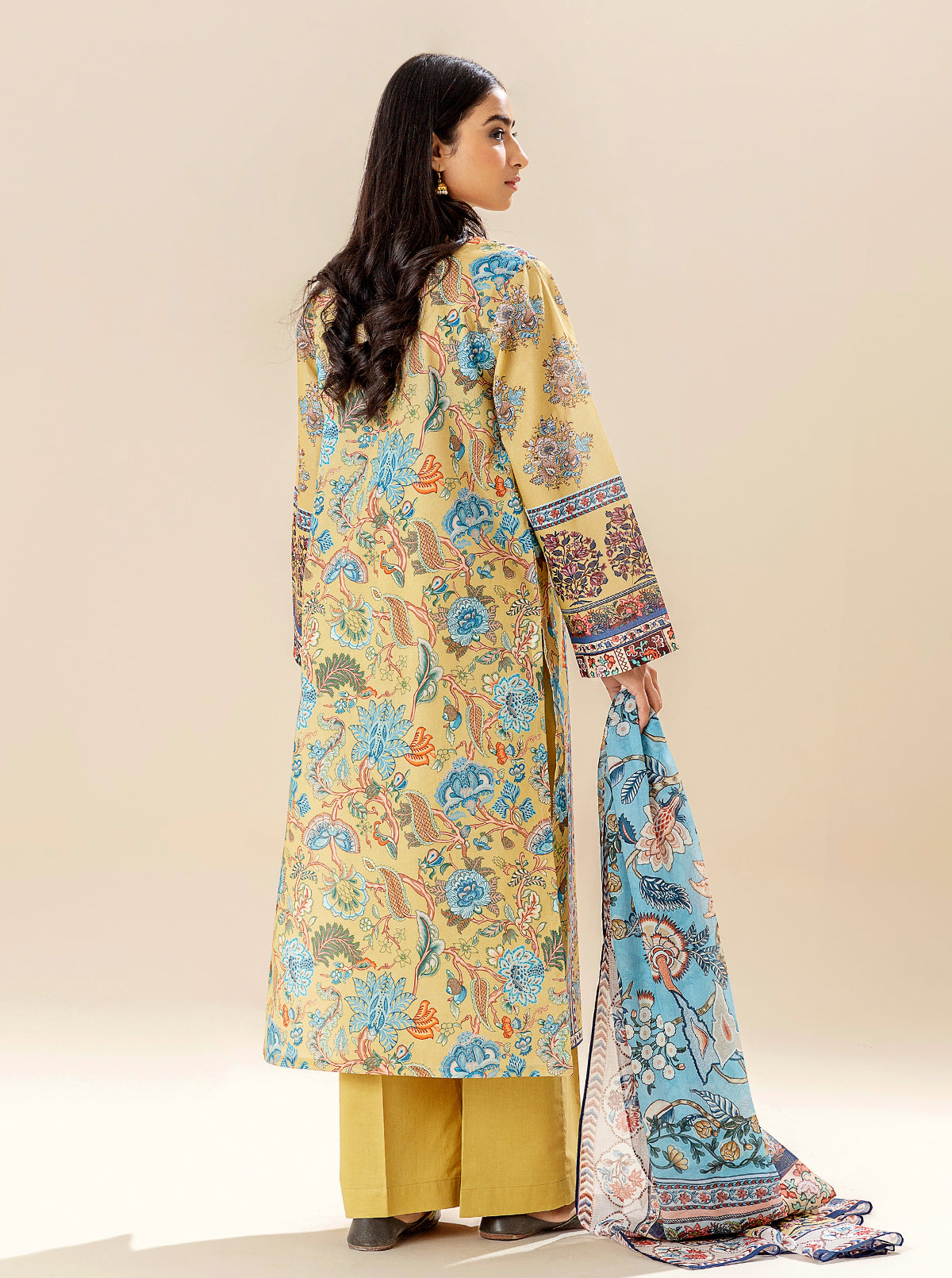 3 PIECE PRINTED LAWN SUIT BT-MORBAGH SU_24   
