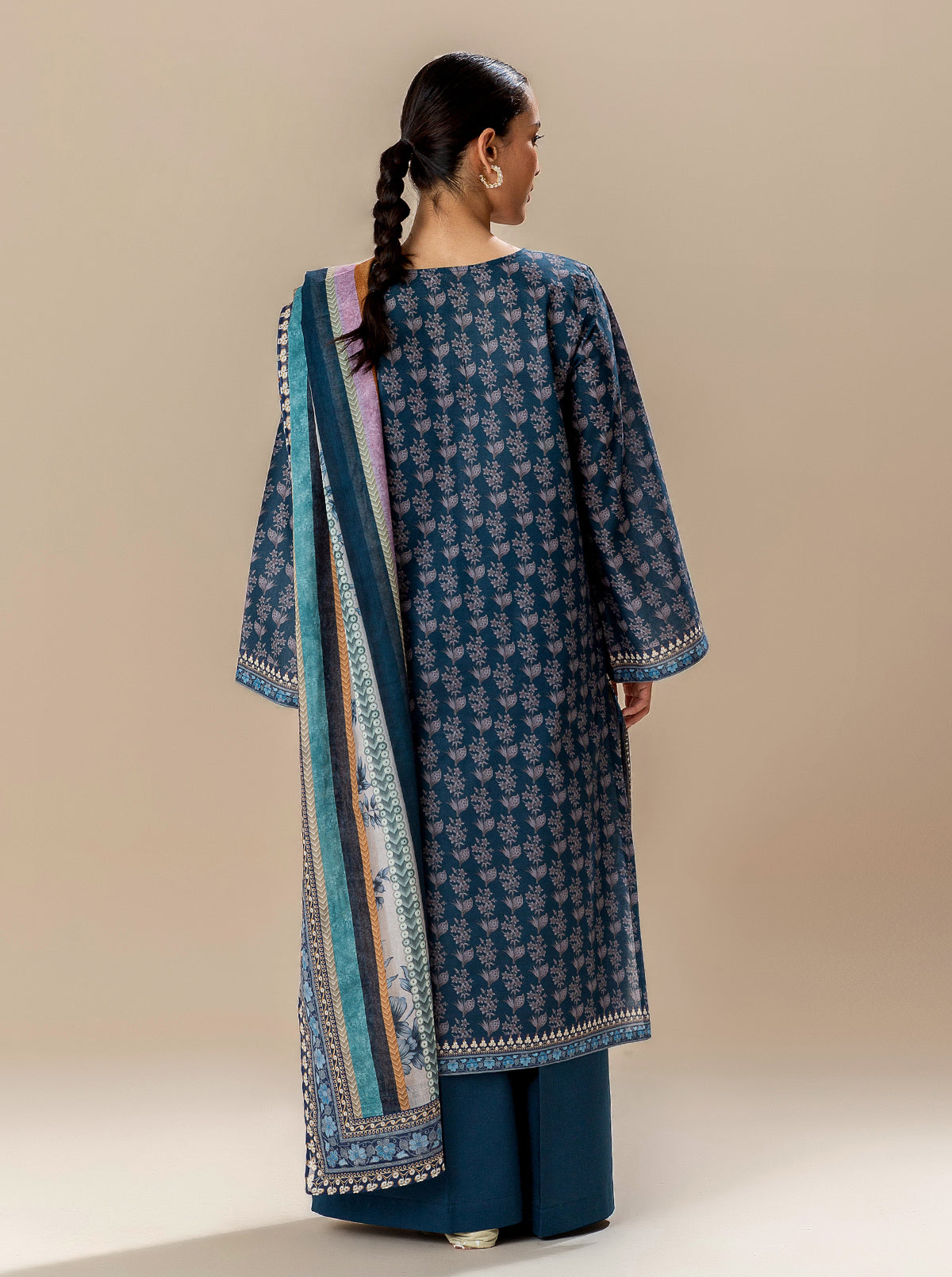 3 PIECE PRINTED LAWN SUIT-MIDNIGHT TRADITION BT-MORBAGH SU_24   