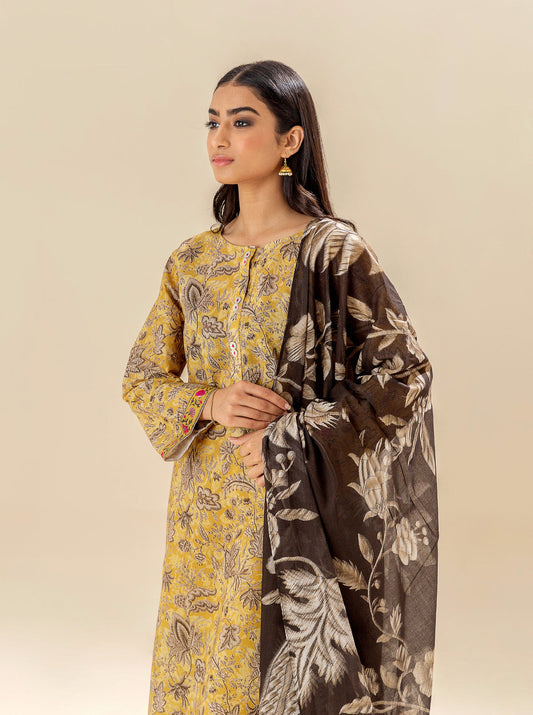 3 PIECE PRINTED LAWN SUIT BT-MORBAGH SU_24   