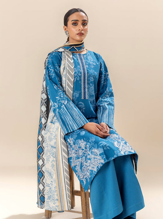 3 PIECE EMBROIDERED LAWN SUIT-ROYAL RENDEZVOUS BT-MORBAGH SU_24   