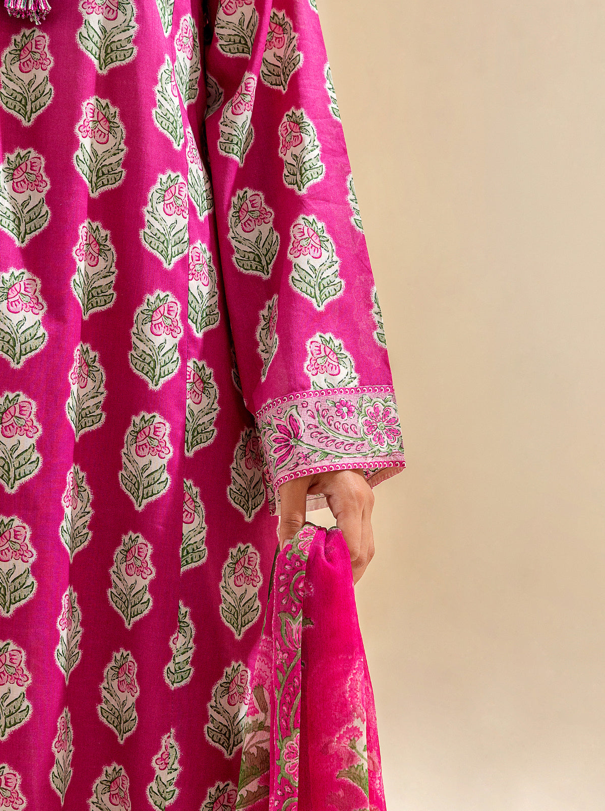 3 PIECE PRINTED LAWN SUIT - SERENE PINKS BT-MORBAGH SU_24   