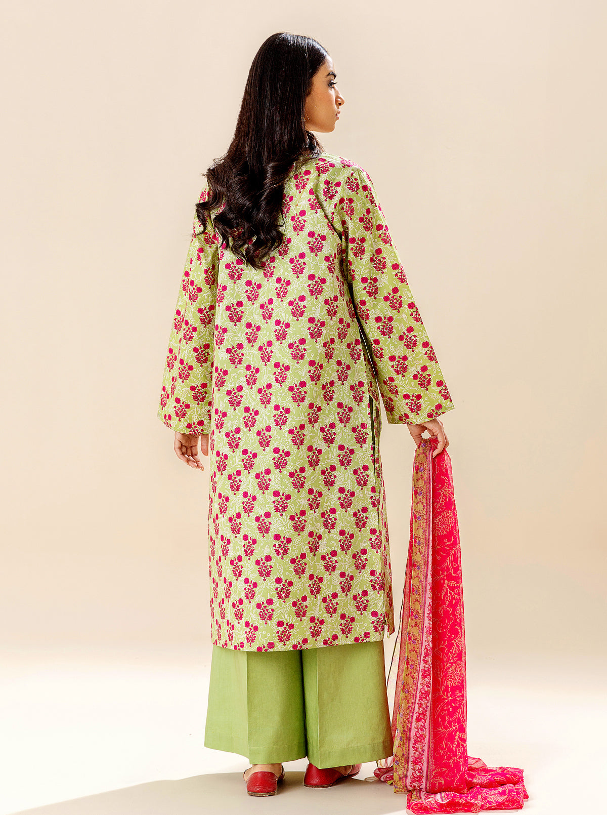 3 PIECE EMBROIDERED LAWN SUIT - MEADOW GRASS BT-MORBAGH SU_24   