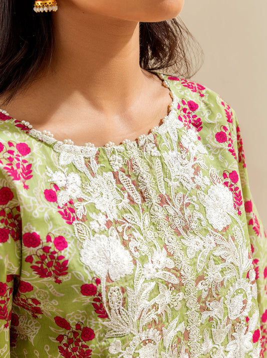 3 PIECE EMBROIDERED LAWN SUIT - MEADOW GRASS BT-MORBAGH SU_24   